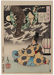 Tsunenobu from One Hundred Aspects of the Moon by Tsukioka Yoshitoshi